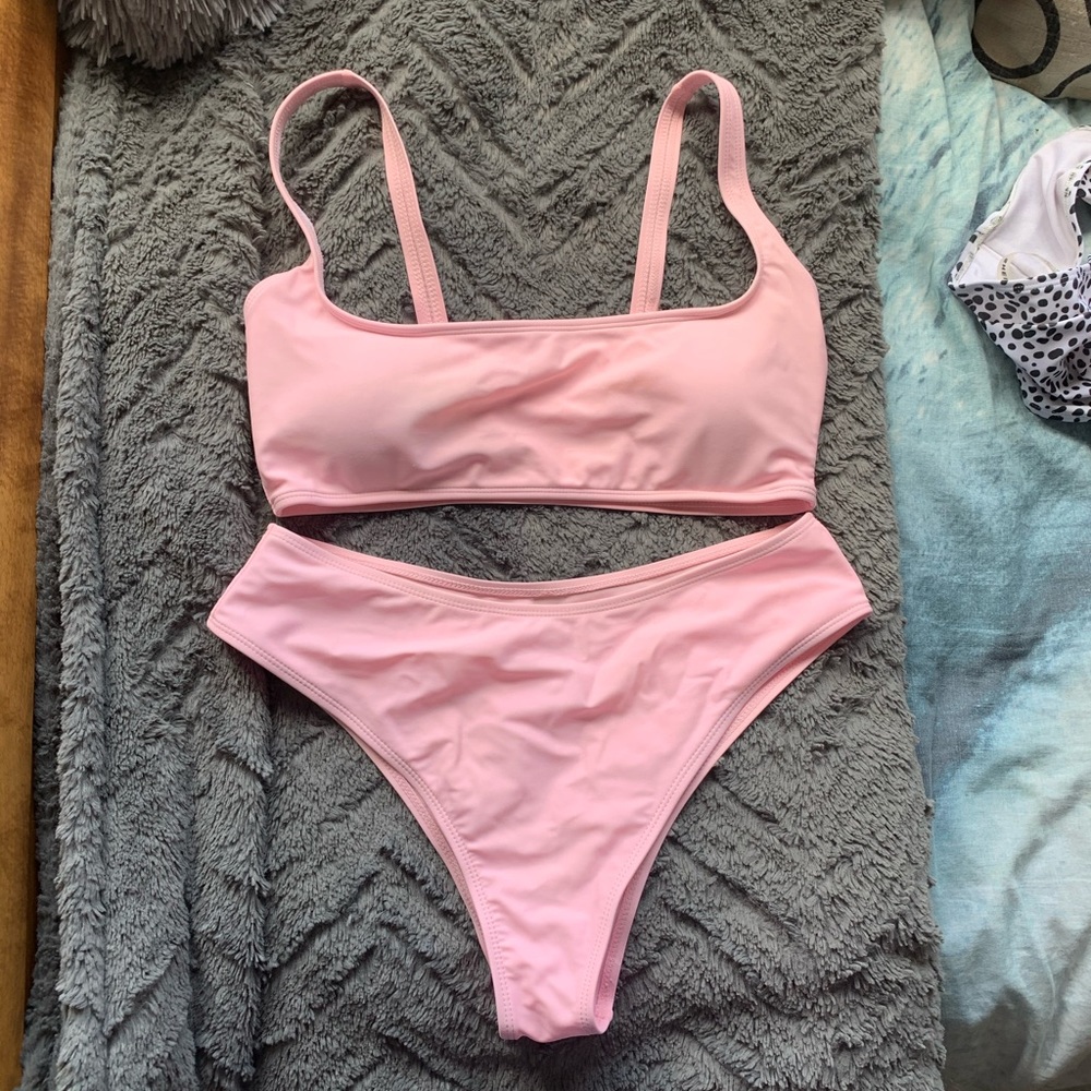 Pink bikini